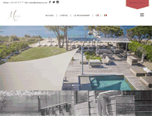 Tablet Screenshot of hotelmariosa.com